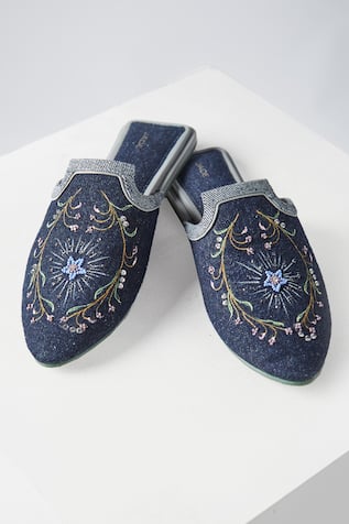 Amaya Denim Mules 