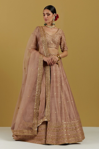 Ikshita Choudhary Sequin Embroidered Lehenga