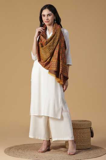 Shingora Floral Woven Stole 
