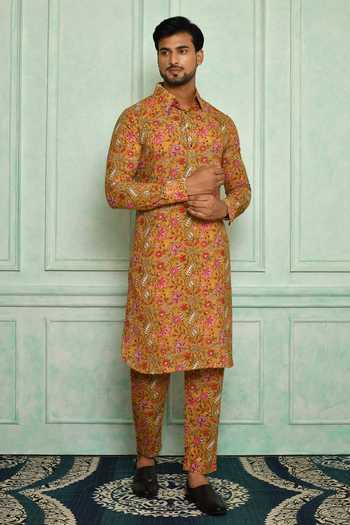 Pranay Baidya Jaali Print Kurta Set 