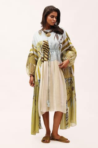 Kritika Murarka Printed High-Low Midi Dress 