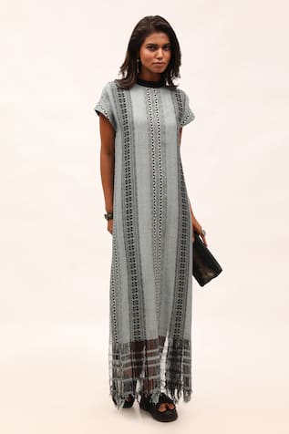 Kritika Murarka Geometric Pattern Cotton Dress 