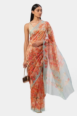 Satya Paul The Printed Dew Saree
