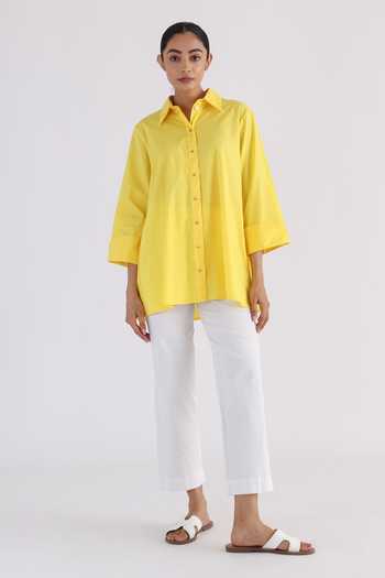 Studio Moda India Back Pleated Shirt 