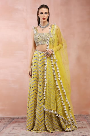 Payal Singhal Mirror Embroidered Lehenga Set 