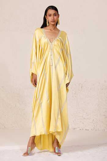Chhaya Mehrotra Rhinestone Embellished Kaftan 