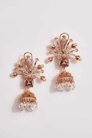 Outhouse The Majesty Jhumka Earrings 
