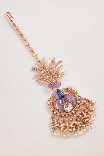 Outhouse Le Palmetto Embellished Maangtikka 