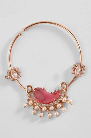 Outhouse Le Cleo Embellished Nose Ring 