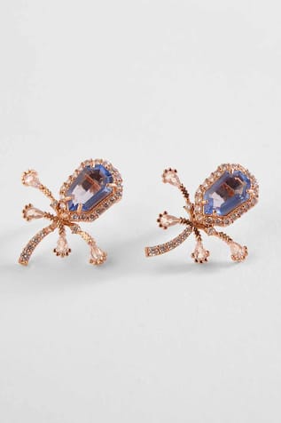 Outhouse The Faena Flower Shaped Stud Earrings 