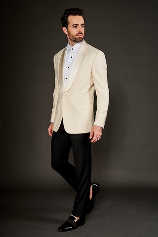 Arjun Kilachand Shawl Lapel Collar Tuxedo & Trouser Set