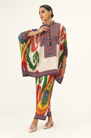 Rajdeep Ranawat Chanel Abstract Print Silk Tunic 