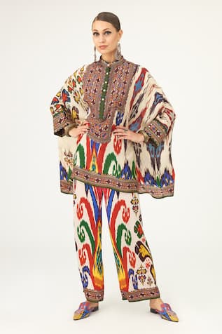 Rajdeep Ranawat Chanel Silk Mandala Print Tunic 