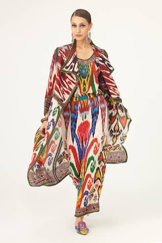 Rajdeep Ranawat Ursula Abstract Print Jacket 