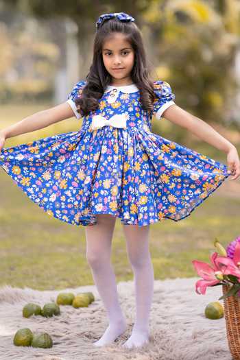 The Pony & Peony Co. Cotton Floral Pattern Dress 