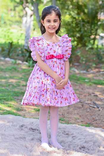 The Pony & Peony Co. Spring Wing Butterfly Print Dress 
