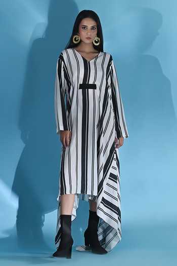Jyoti Sachdev Iyer Stripe Print Kaftan 