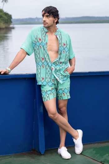 Punit Balana Cotton Floral Print Shirt 