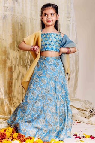 Fiza Botanic Print Lehenga Set 