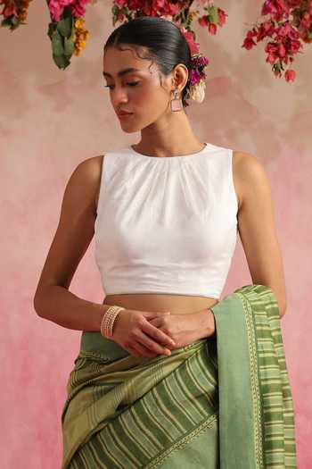 Weaver Story Cotton Silk Blouse 