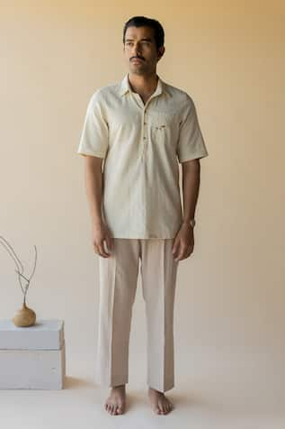 Mens Trousers  Buy Linen Trousers for Men Online with Upto 50 Off  Linen  Club