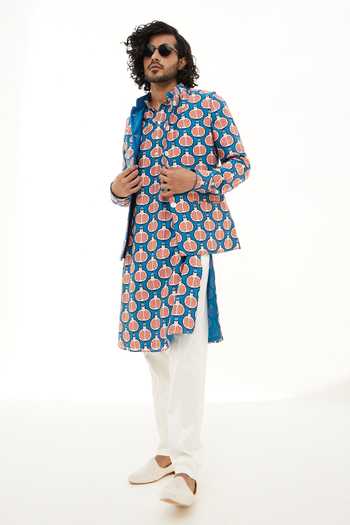 Arjan Dugal Anar Print Kurta Set 