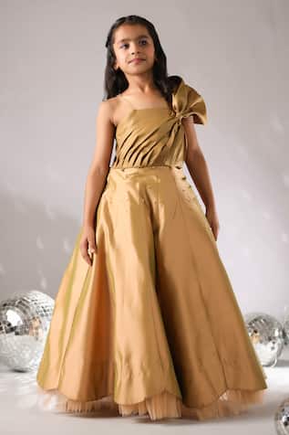 Silk Draped Gown 
