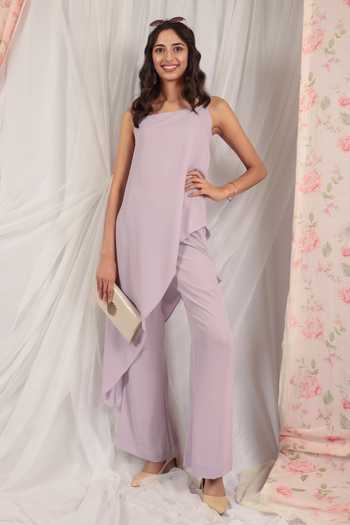 HOUSE OF TA-YA Asymmetric Tunic & Pant Set 