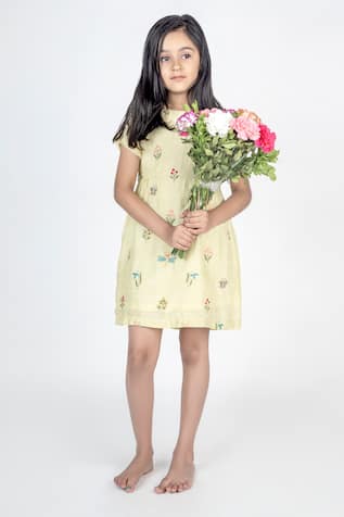 MR Brat Printed & Embroidered Dress 