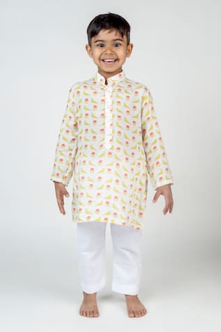 MR Brat Printed Kurta & Pant Set 