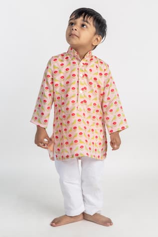 MR Brat Digital Print Kurta & Pant Set 