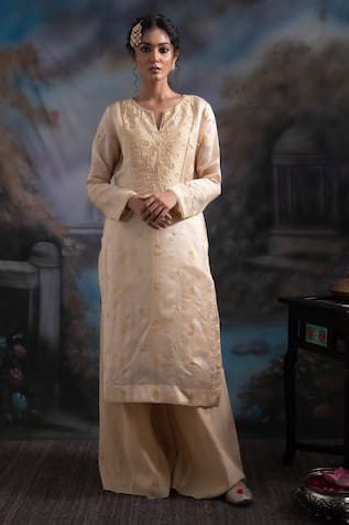 Meesa Chandrika Embroidered Kurta Pant Set 
