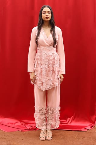 Couché By Anandini Wrap Jacket & Pant Set 