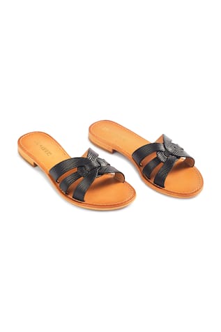 Celeste Intertwined Strap Flats 