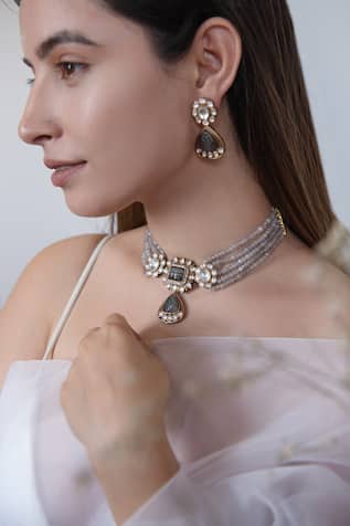 Polki Necklace Set 