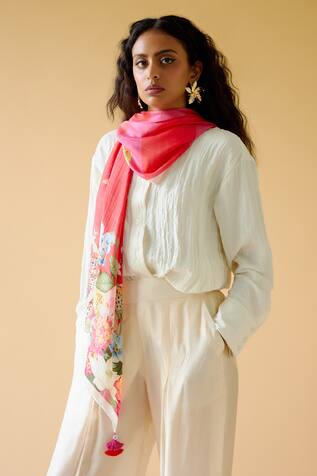 Twilight Muslin Silk Camouflage Stole 