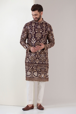 Kasbah Floral Embroidered Kurta