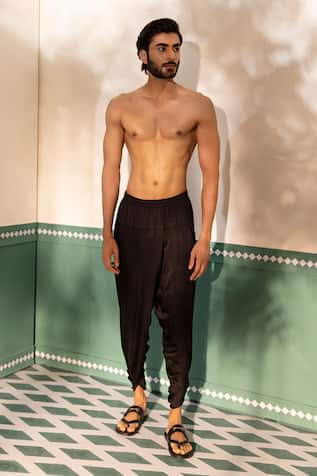 Buy McHenry Mens Stretchable Self Design Beige Formal Regular Fit TrousersLBEIGE344132ColourBeigeSize32  at Amazonin