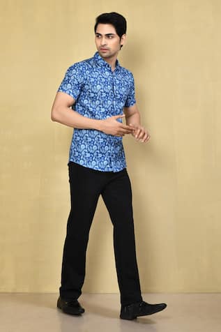 Arihant Rai Sinha Cotton Printed Shirt 