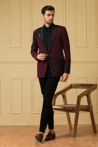 Hilo Design Radiante Embroidered Blazer & Trouser Set