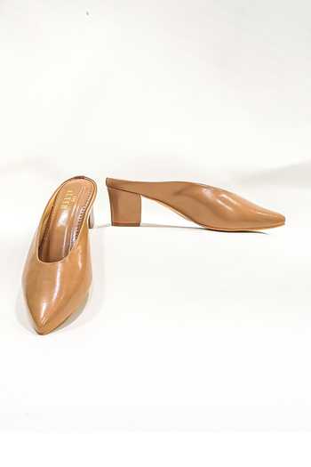 The Alter Bianca Pointed Toe Block Heels 