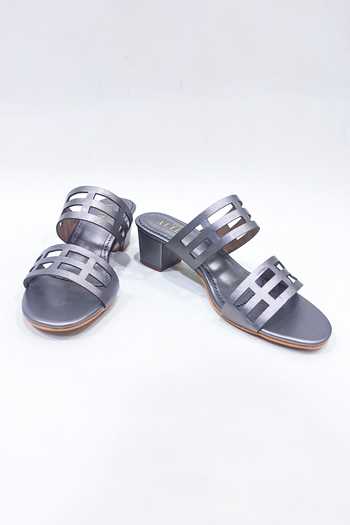 The Alter Eleanor Lasercut Block Heels 
