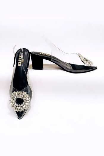 The Alter Layla Embellished Block Heels 