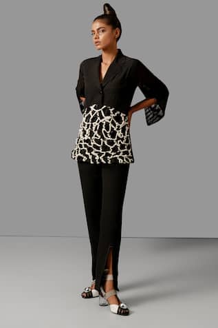 Devina Juneja Dori Work Panelled Blazer 