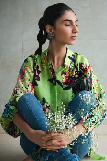 Shachi Sood Floral Print Shirt 