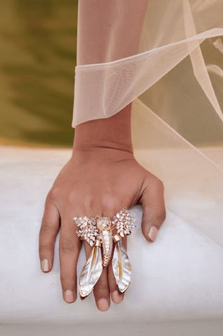 Outhouse Le Palm Serefina Double Ring 