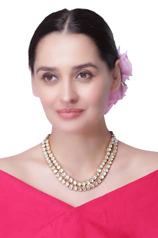 Studded Layered Necklace 