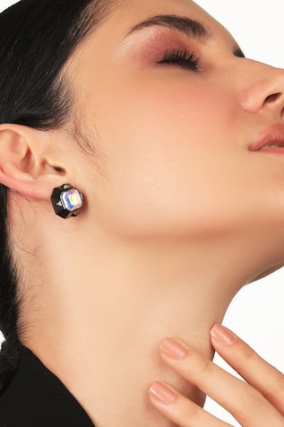 Beauvoir White Abalone Earrings 