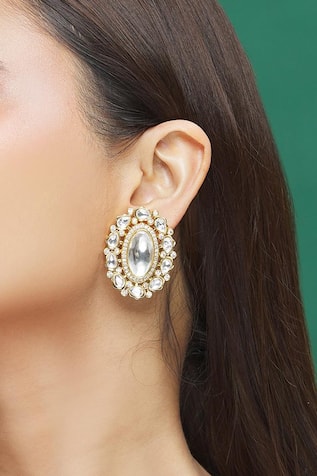 Kundan Embellished Studs 