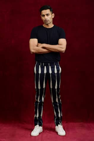 Designer Trousers for Men  Buy Mens Branded Trousers Online The Collective